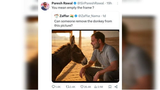 परेश रावल का राहुल गांधी पर कमेंट हुआ वायरल, सोशल मीडिया पर छिड़ी बहस